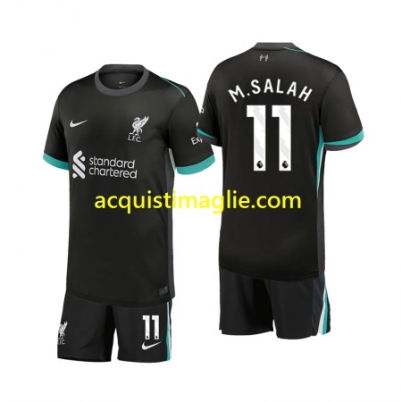 Divisa di Calcio Liverpool M.Salah 11 Bambino Trasferta 2024/2025